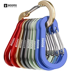 Booms Fishing – Clips de mosquetón aleación aluminio, acero inoxidable