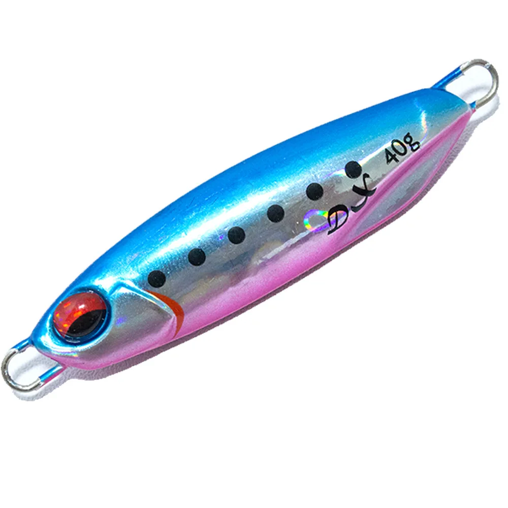 Plantilla de pesca de 2 piezas, cebo de fundición de larga distancia de 40g, 60g, 80g, cebo Artificial pequeño de plomo rechoncho para pesca en el mar, cebo lento UV - imagen 4