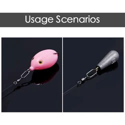 FishTrip Giratorios de Pesca Acero Inoxidable – Conectores Terminales