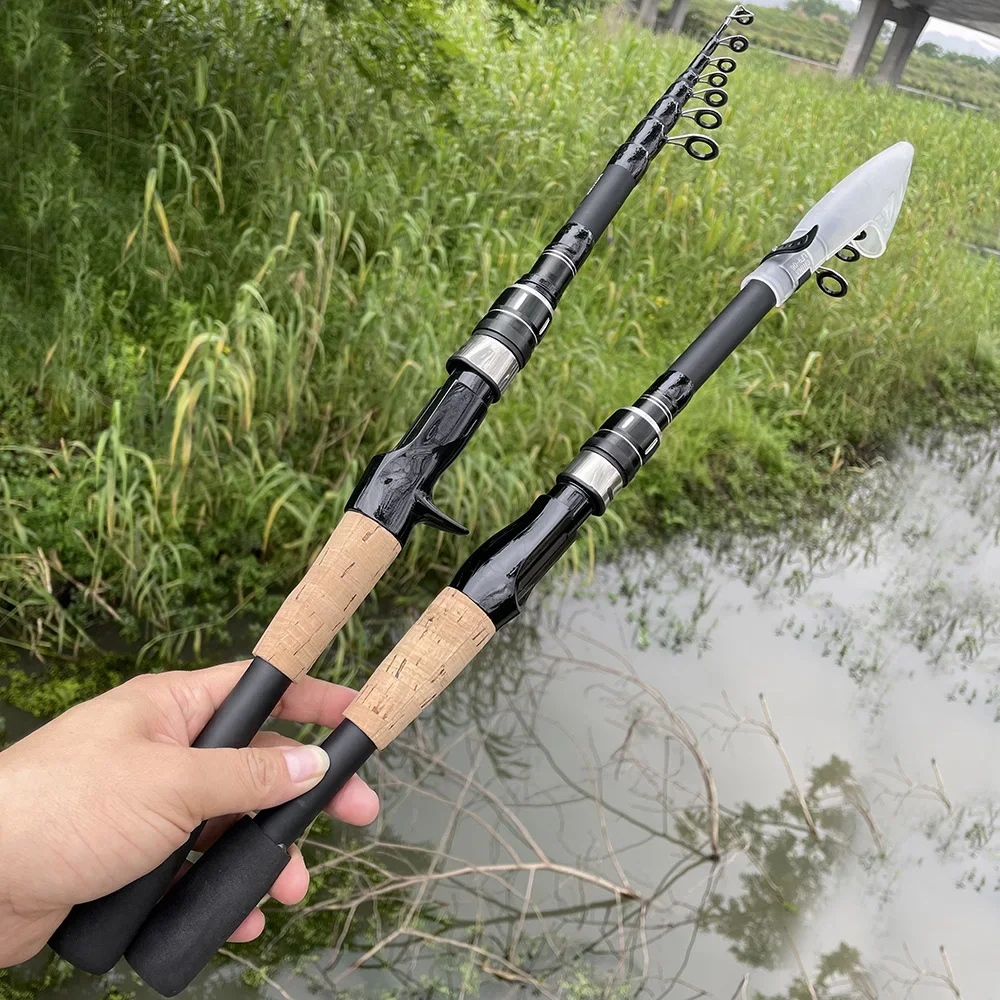 Caña Baitcasting de Carbono para Lucio – Señuelo Ligero - imagen 5