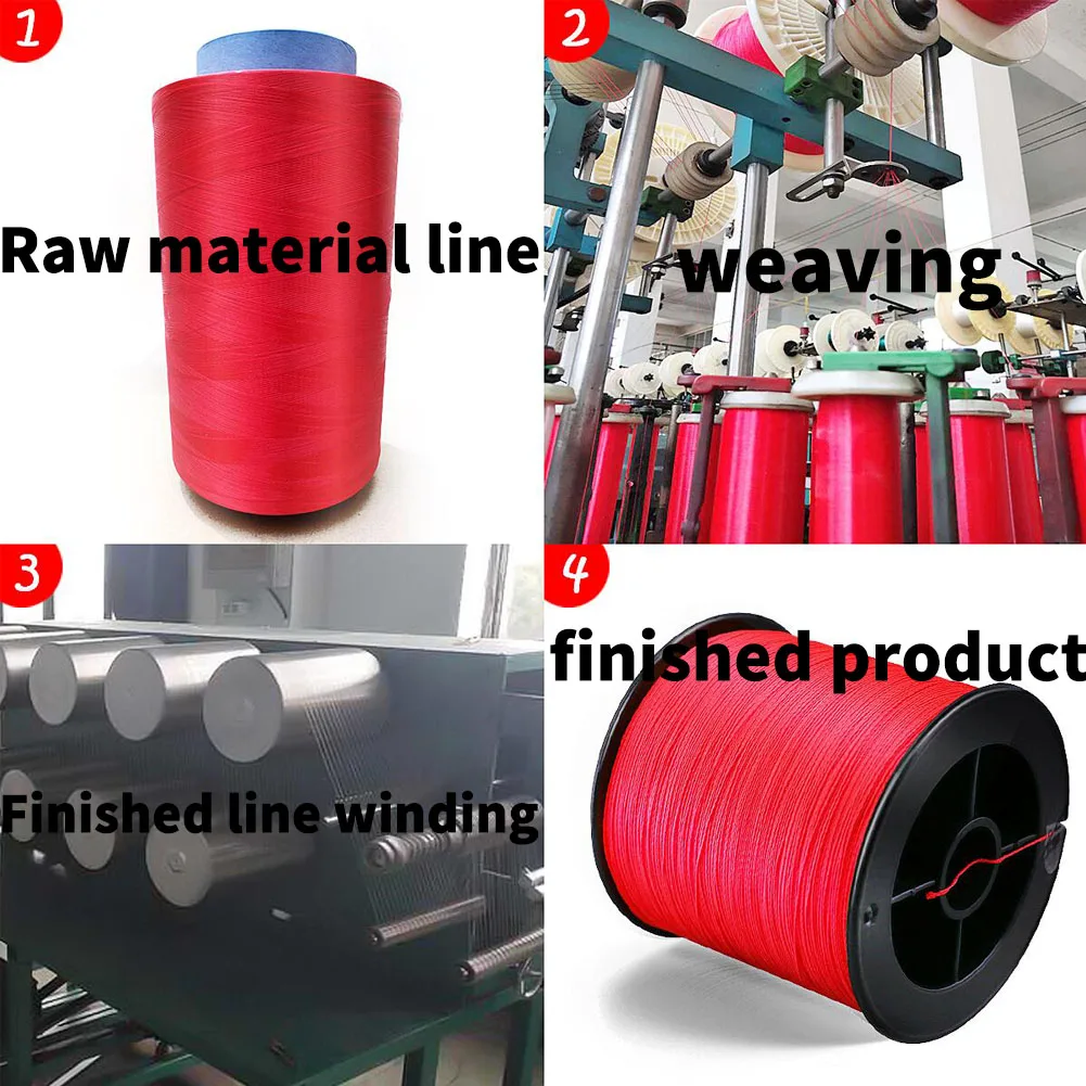 Warknife-sedal de pesca trenzado, 8 hebras, 500M, 1000M, 6-300LB, no teñido, resistente y duradero, para pesca de carpa, línea de pesca de agua salada - imagen 3