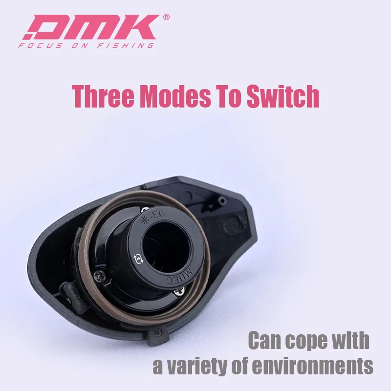 Carrete de fundición de aire DMK CHEETAH serie XINGRUI 133g 7,6:1 11 + 1 7075 carrete tres modos ajustable carrete de pesca de cuerpo de fibra de carbono - imagen 5