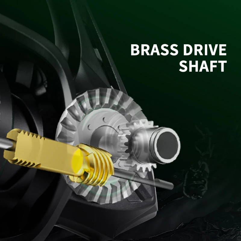 ROOBLINOS RF nuevo relación de engranaje 5,2: 1 carrete giratorio ligero 2000-5000 carrete fundición suave Convertible izquierda/derecha para agua dulce - imagen 4