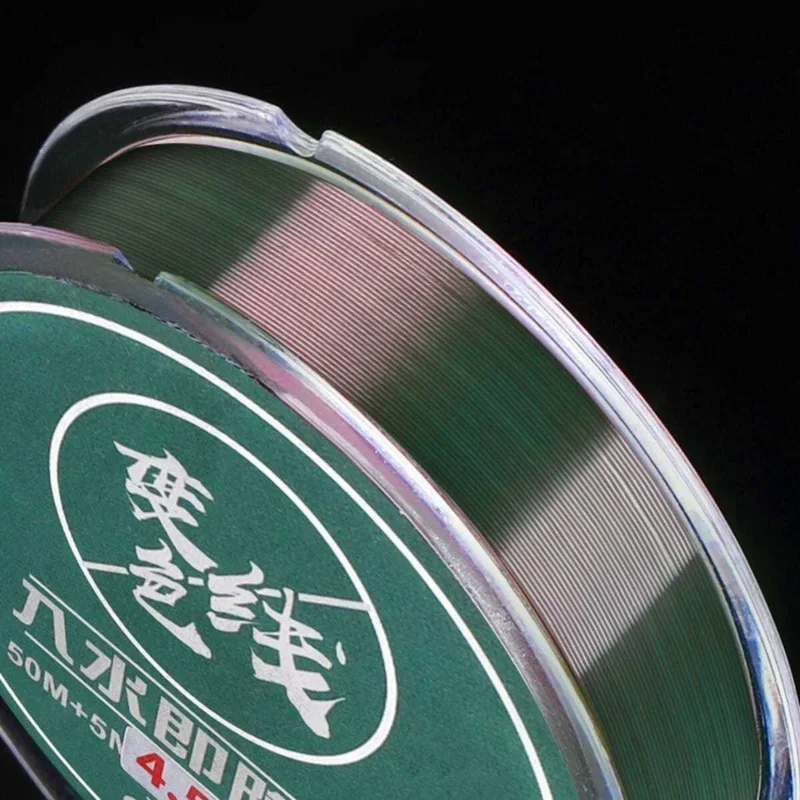 Línea de pesca descolorida de 108m, sublínea principal, suave, fuerte, cambio de Color, línea de pesca de nailon competitiva, accesorios de pesca - imagen 3