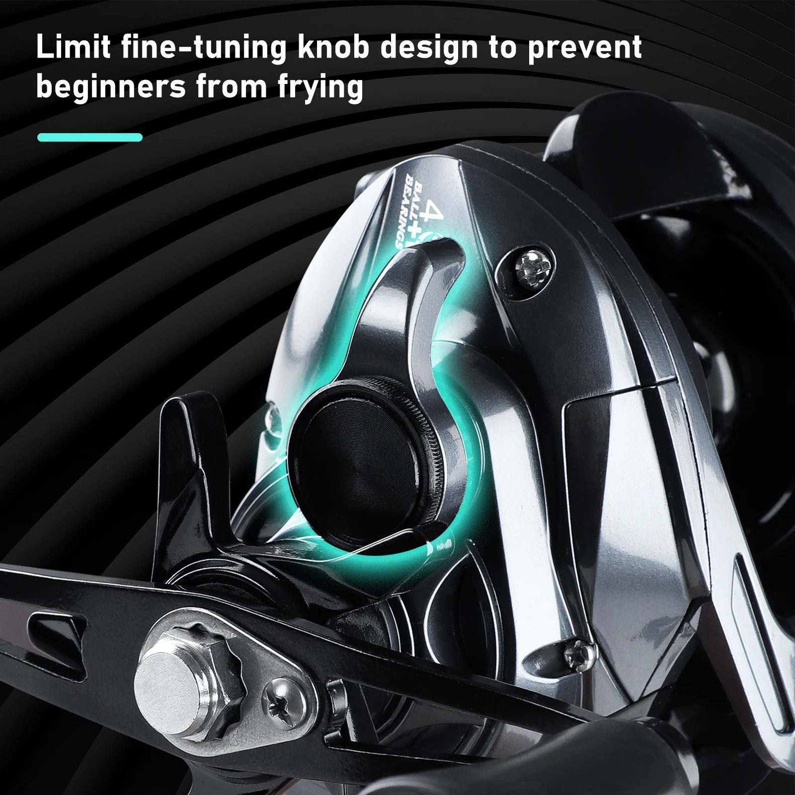 MAVLLOS-carrete de fundición de cebo Triumph BFS, rodamientos de acero inoxidable 7,2: 1 5BB, relación de fuerza de 8KG, carrete de pesca de carpa - imagen 3