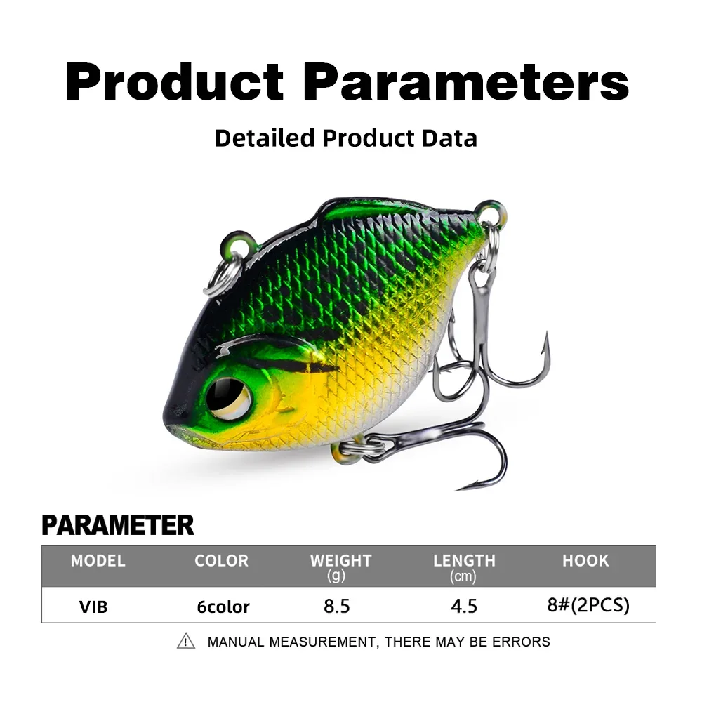 THORFORCE-señuelo de pesca VIB, cebo Artificial de mar, Wobbler hundido, Crankbait, cebo de natación, Jerkbait, Rattlin, Lucio, aparejos de pesca - imagen 2