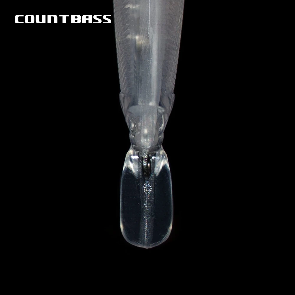 Countbass 10 cuerpos de señuelo en blanco, pececillo flotante 115mm/4,5 "9,5g/0,33oz, cebo de pesca sin pintar, sábalo, Wobblers, señuelos de peces - imagen 5