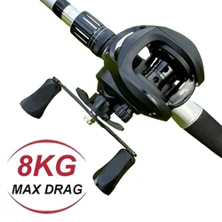 Carrete Baitcasting de Carbono – Ligero y resistente para mar y río