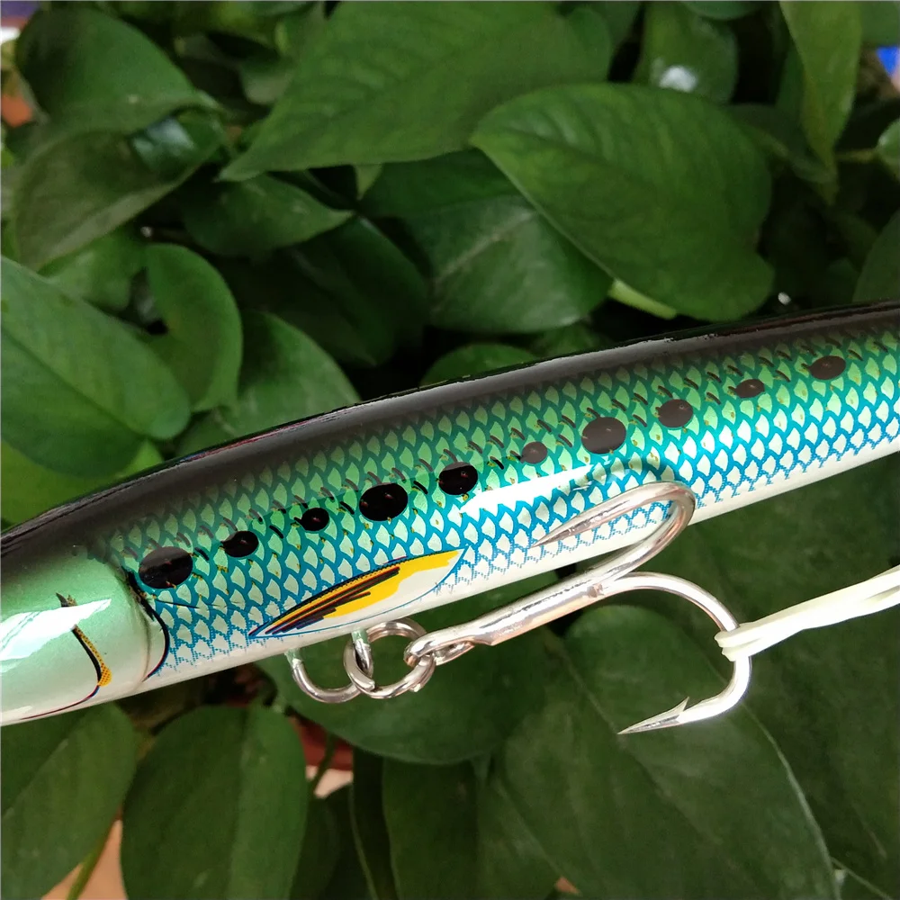 Noeby-Señuelos de Pesca de 3 piezas, 185mm, 60g, cebo duro Artificial para buceo profundo, pesca de curricán en barco, lubina, Lucio - imagen 4