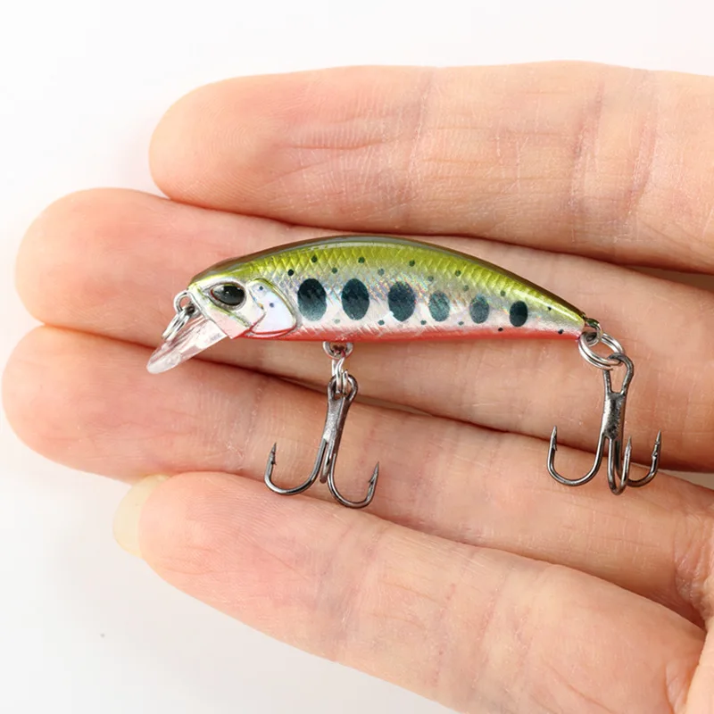 ALASICKAHot 38mm 3,2g Mini Señuelos de Pesca de pececillo hundido Jerkbaits Peche cebo Artificial Wobbler señuelo para pesca de carpa lubina y trucha - imagen 2