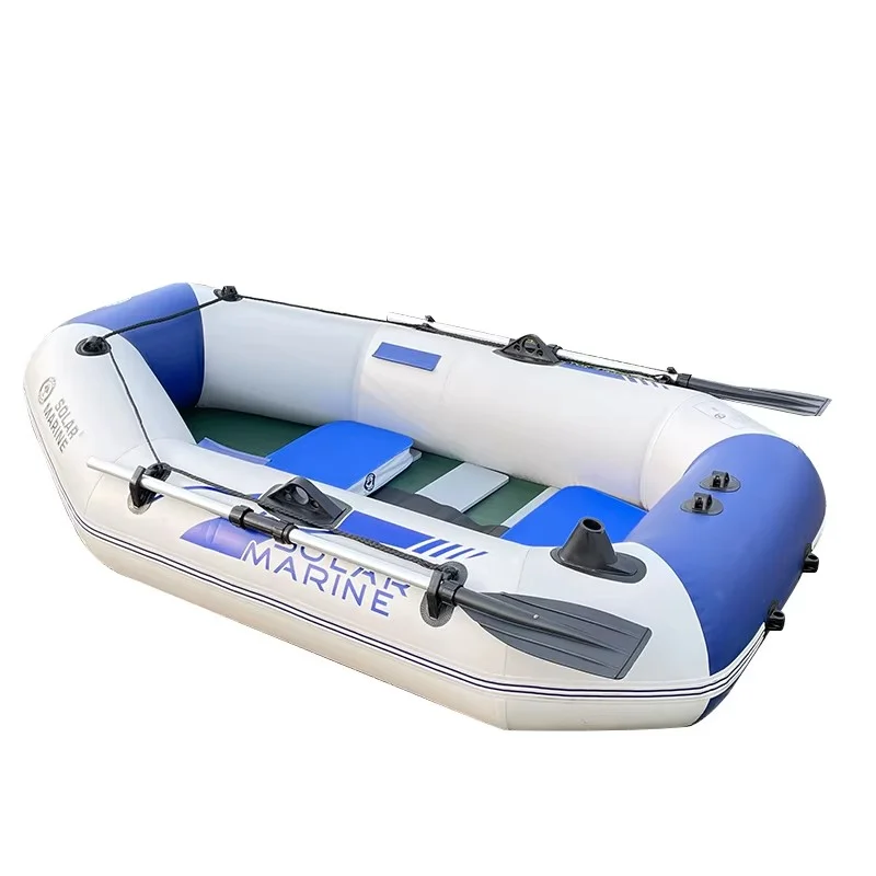 Barco de pesca inflable de 6,5 pies, barcos de carreras de PVC para el mar, deportes acuáticos al aire libre para adultos, 2M, 1-2 personas, IB SIB, accesorios portátiles - imagen 2