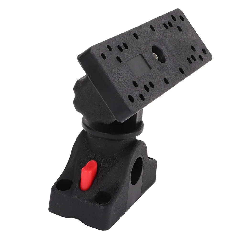 Soporte genérico para buscador de peces giratorio de 360 grados, Base extraíble, Color negro, montaje electrónico marino, montaje electrónico para barco, uso en barco - imagen 2
