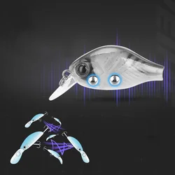 Crankbait realista sonoro estampado 3D