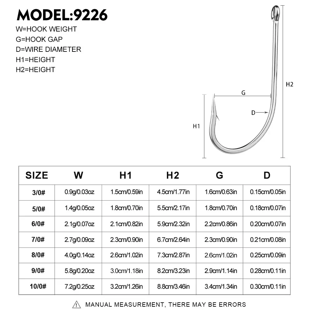 Proberos 20 anzuelos J de pesca en agua salada, vástago largo en línea Extra fuerte de acero rico en carbono para pesca en agua dulce y salada - imagen 5