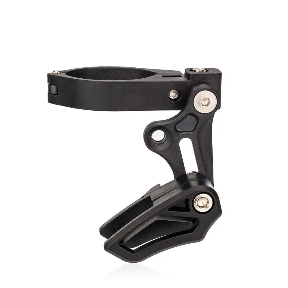 Cubierta protectora de marco de cadena negra para bicicleta MTB, Protector tipo E, estabilizador de cadena, tensor guía de cadena de bicicleta, guía de cadena de bicicleta - imagen 5