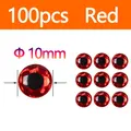 Red 100pcs 10mm