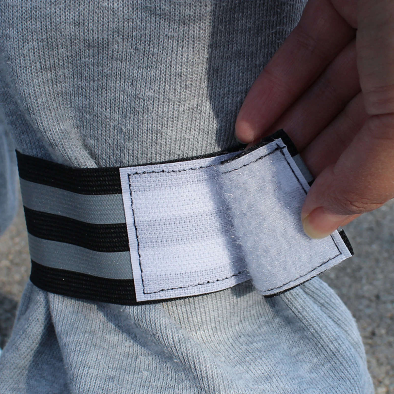 Correa de tobillo para brazo de ciclismo para hombres y mujeres, correa reflectante para deportes nocturnos, pulsera protectora para ciclismo, correr, juego de pelota - imagen 4