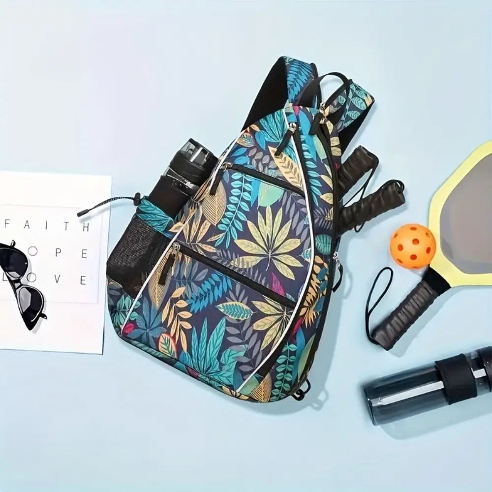 Mochila Pickleball Deportiva Colorida y Ajustable para Raquetas