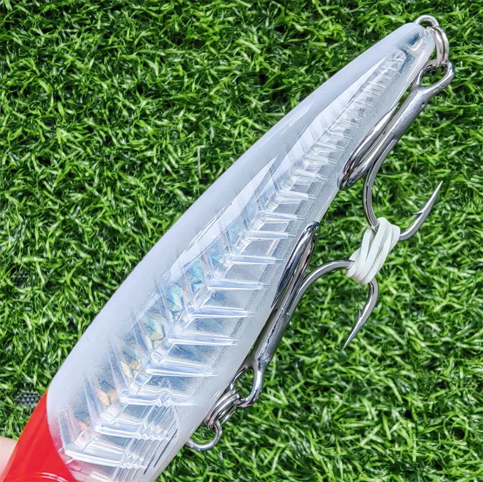Noeby-señuelo de pesca de pececillo Trolling, 140mm, 47g, 180mm, 94g, señuelos de buceo profundo en alta mar, hueso de pescado reforzado, cebo duro de pesca de gran juego - imagen 5