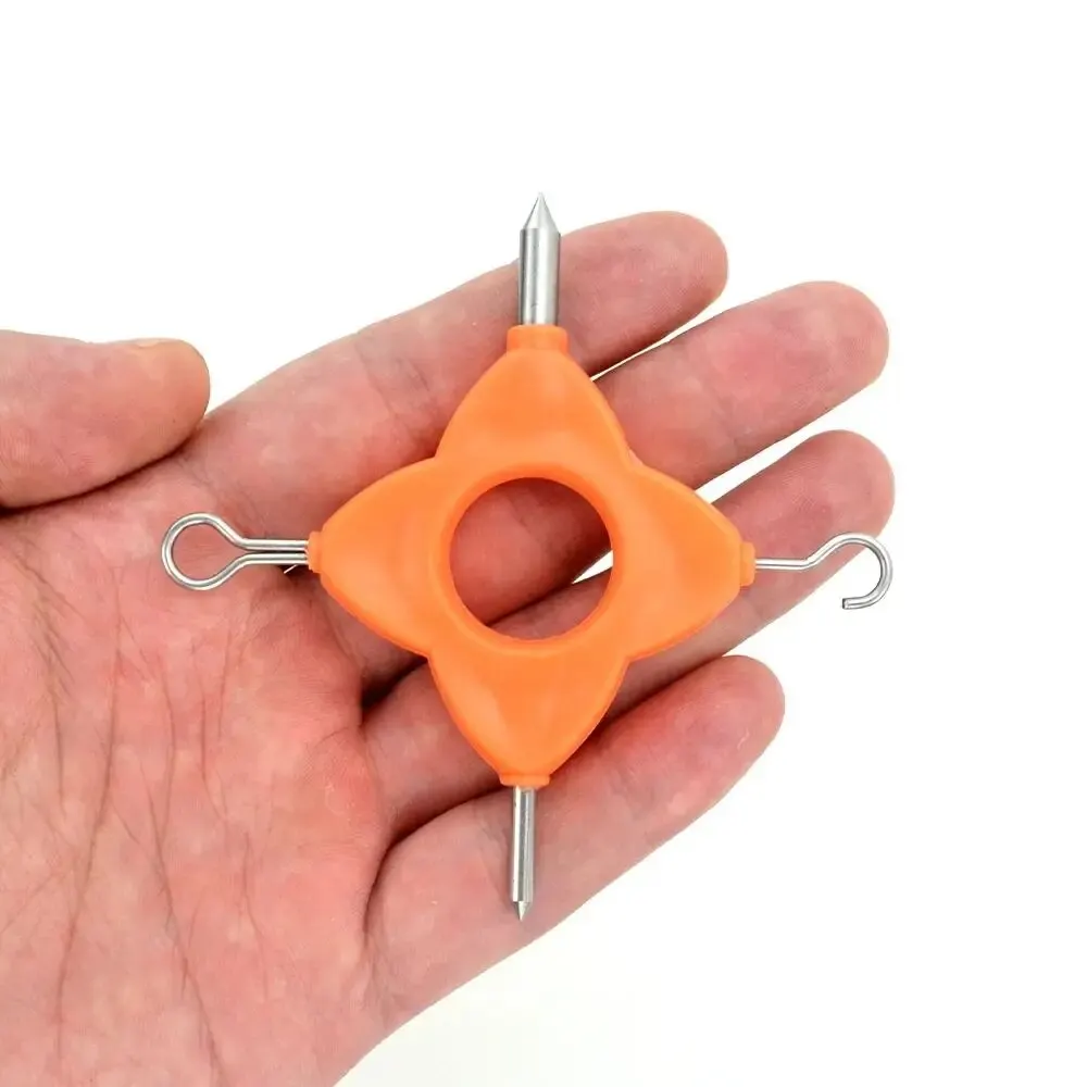 Hirisi herramienta de línea extractora 4 en 1, herramienta de nudo de anudado de línea de pesca para aparejo de carpa, herramienta de anudado portátil multiusos - imagen 3