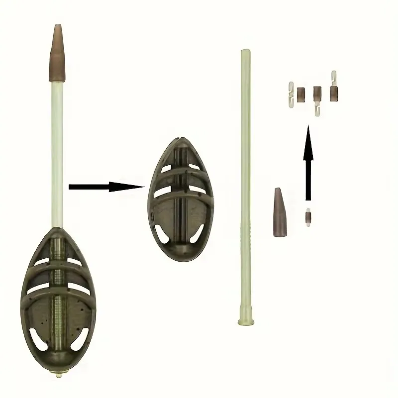 Alimentador de método para carpa con jaula de cebo y molde - imagen 4