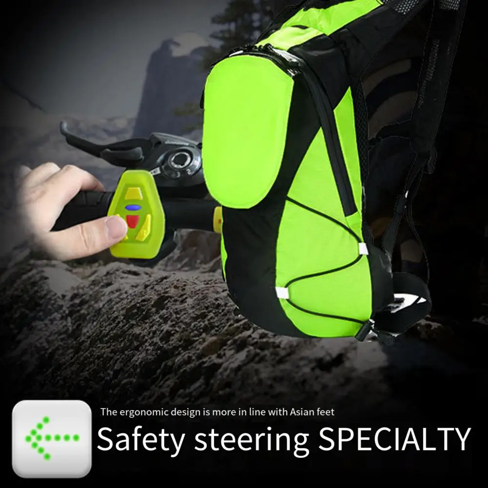 Mochila de ciclismo de 5L, mochila con Panel de señal LED recargable luminosa, mochila reflectante de seguridad para conducción nocturna, bolsa para correr y acampar - imagen 3