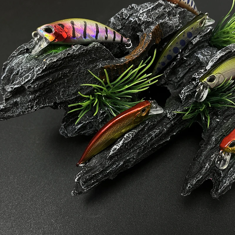 50mm5g Mini señuelo de pesca de pececillo que se hunde cebo duro Artificial Wobbler para Lucio trucha plástico Swimbait Jerkbait aparejos Accesorios - imagen 4