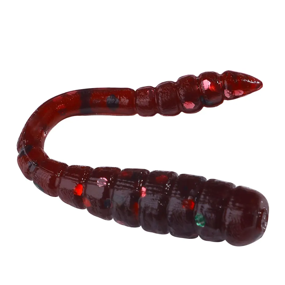 Jig Wobblers cebo de silicona 50 Uds 4,5 cm señuelo suave Señuelos de Pesca camarón gusano langosta Señuelos de Pesca de plástico suave productos de pesca
