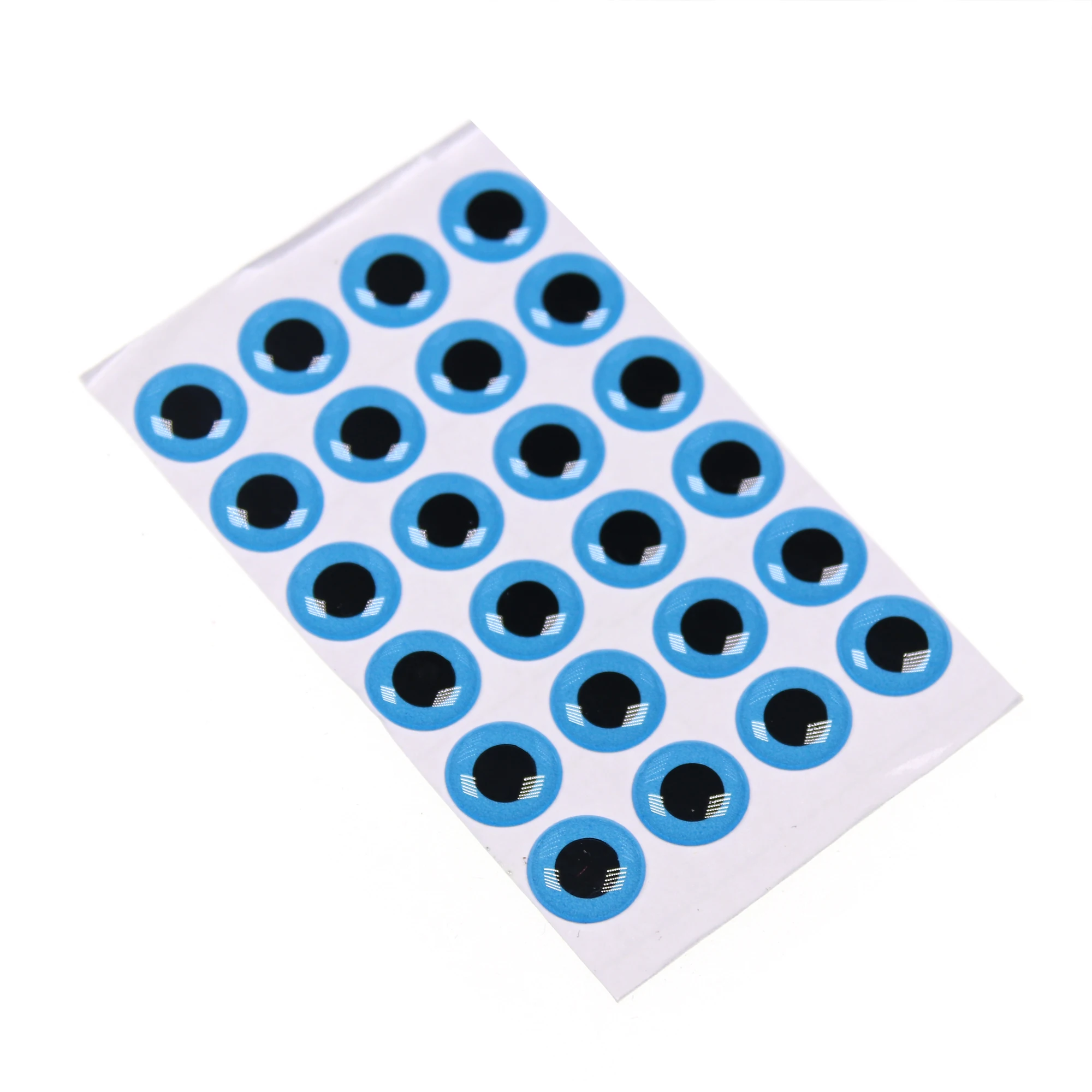 Wifreo 50 Uds. Ojos de pez luminosos 3D simulación atado de moscas plantillas de pesca de mar pesca nocturna accesorios para hacer señuelos naranja verde - imagen 4