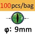 Green 9mm 100pcs