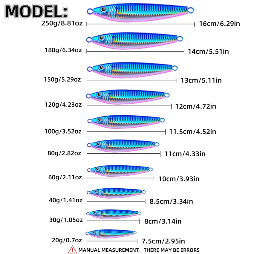 Jig Metálico Caída Rápida forma S – Luminoso para Aguas Profundas - imagen 3