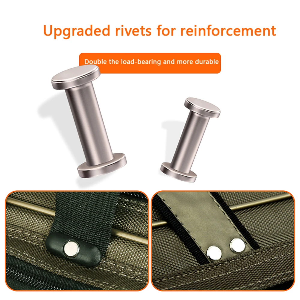 Bolsa para caña de pescar giratoria dura multifuncional, 2/3/4 capas, 80CM-130CM, bolsas para aparejos de pesca, caja de almacenamiento de equipo de carrete Oxford 1680D - imagen 4