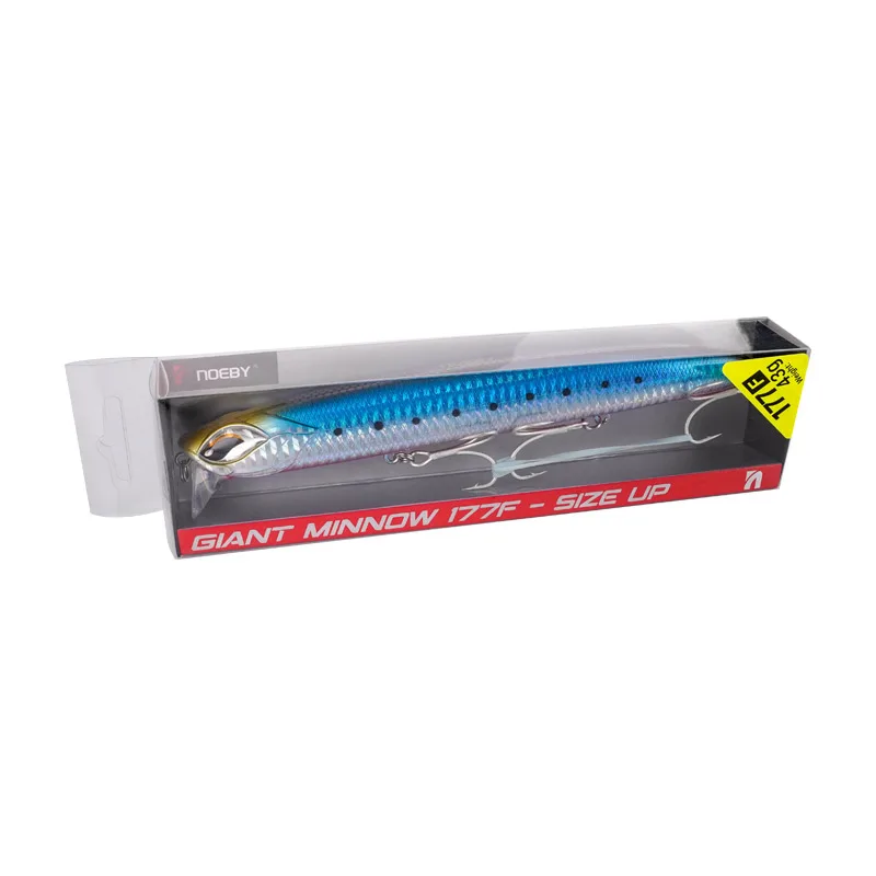 Noeby Minnow Jerkbait flotante – Señuelo de superficie - imagen 5