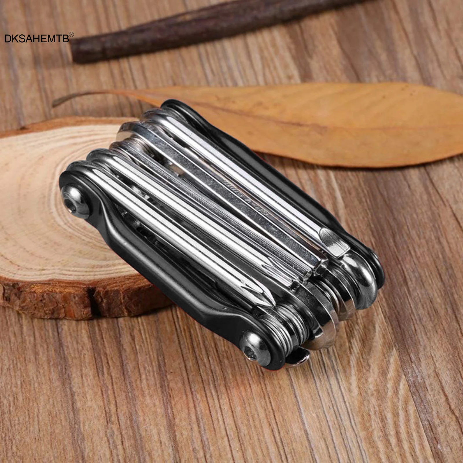 Herramientas de combinación de reparación de bicicletas multifunción, aleación de aluminio duradera, herramienta de mantenimiento de MTB con cortador de cadena, accesorios de ciclismo - imagen 4