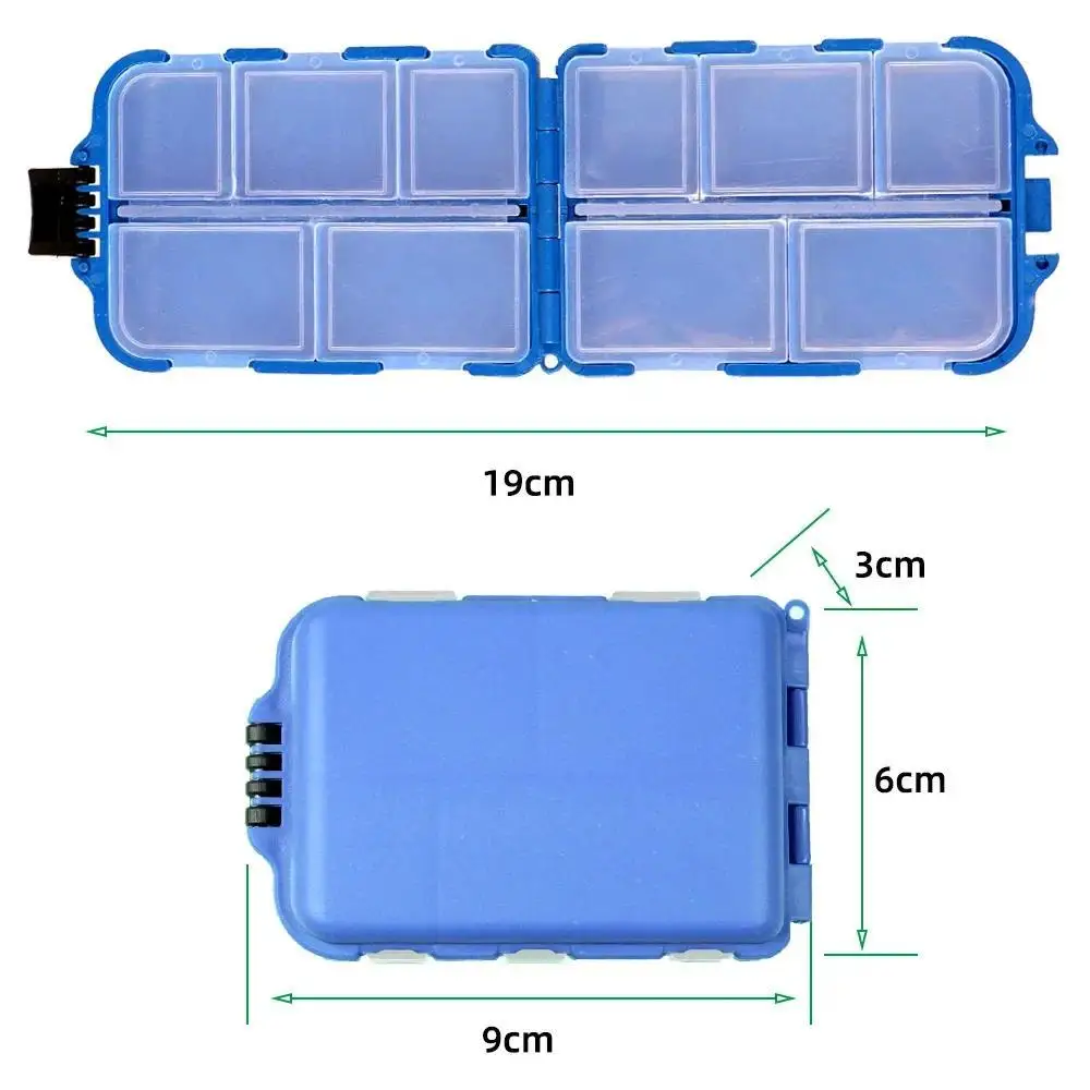 Caja de accesorios para aparejos de pesca, caja de herramientas multifunción, señuelo, accesorios para agua, 1 Uds. - imagen 2