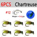 6pcs Chartreuse SZ12