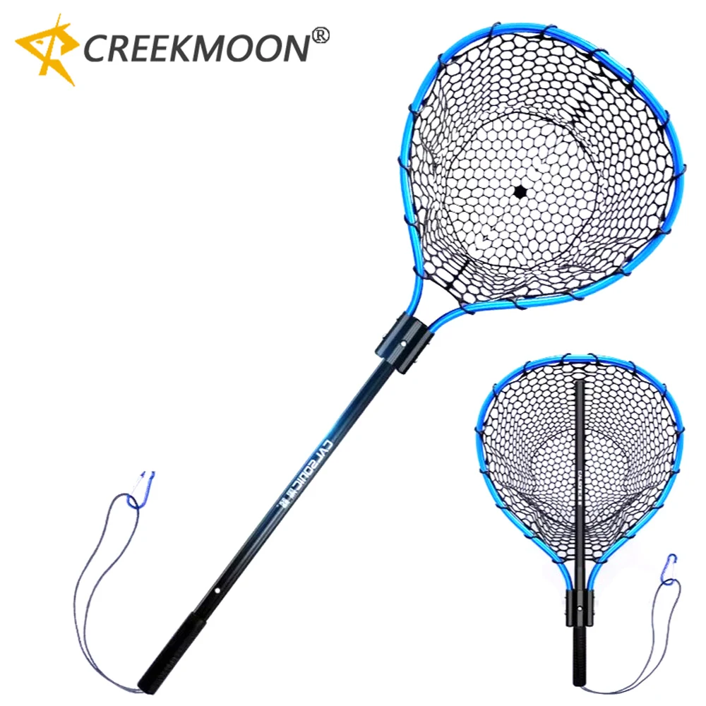 Red de mano para pesca en el mar, red de inmersión plegable portátil, red de señuelo de bolsillo, red de pesca de pescado grande ultraligera, red de inmersión de mano Lua, pez de silicona - imagen 2