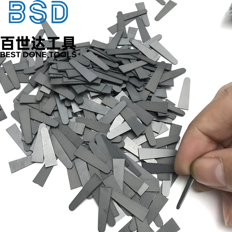 Alicates de clip de aleación dura de carburo Tungstn, alicates porta agujas de junta, inserto de hoja de 0,7mm de espesor - imagen 4