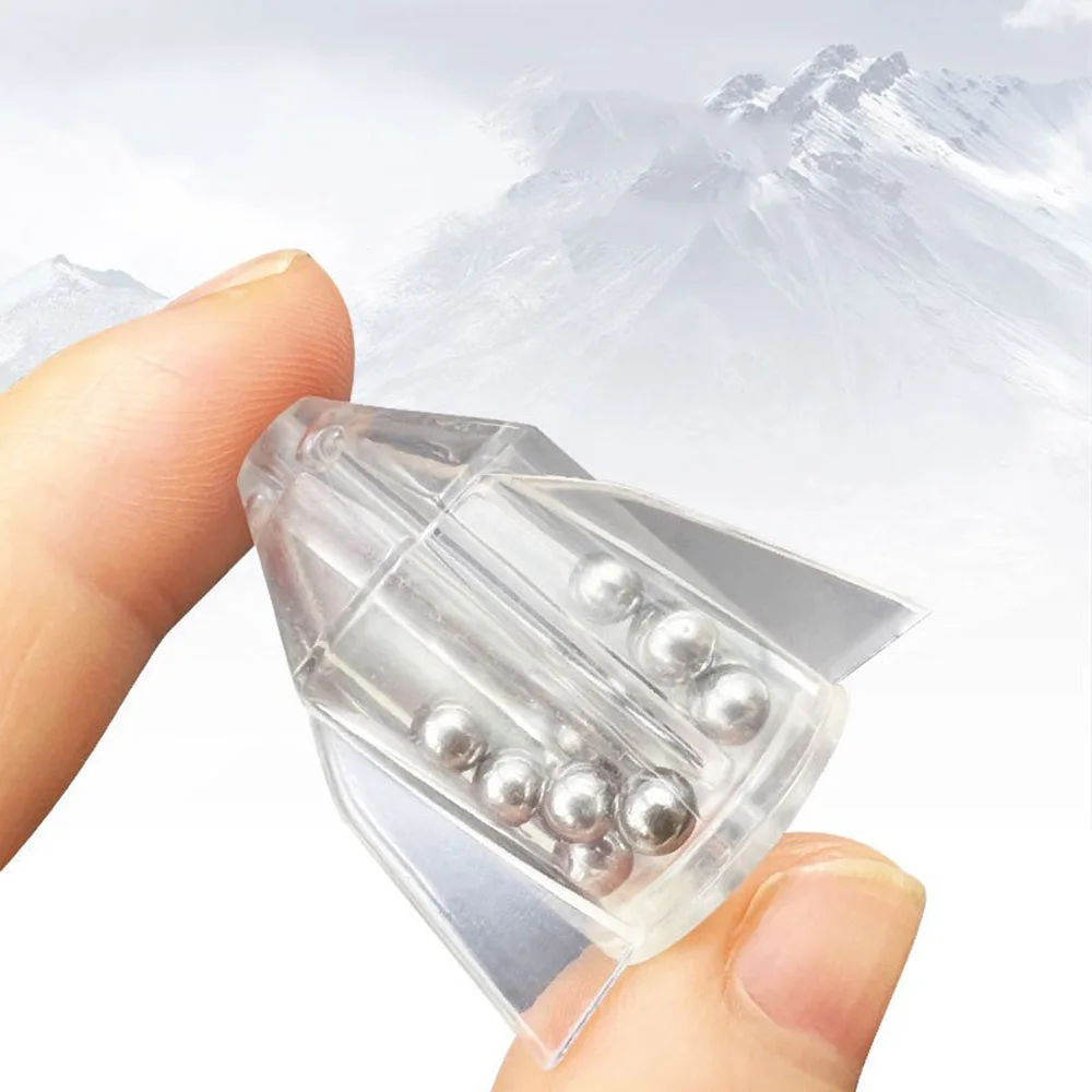 5 uds Luya pesca con timbre de plástico incorporado bola integrada accesorios de equipo de pesca adecuados para pesca y herramientas de cebo de pesca en el mar - imagen 3