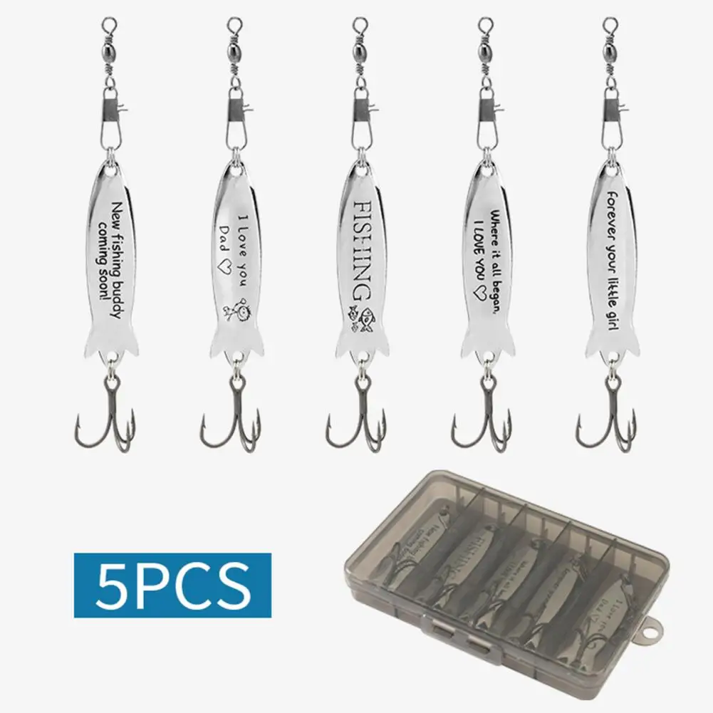 Señuelos de pesca duros con anzuelo triple, rotación de 360 grados, Color brillante, Mini Swimbait para pesca al aire libre, accesorio de pesca, 5 uds. - imagen 3