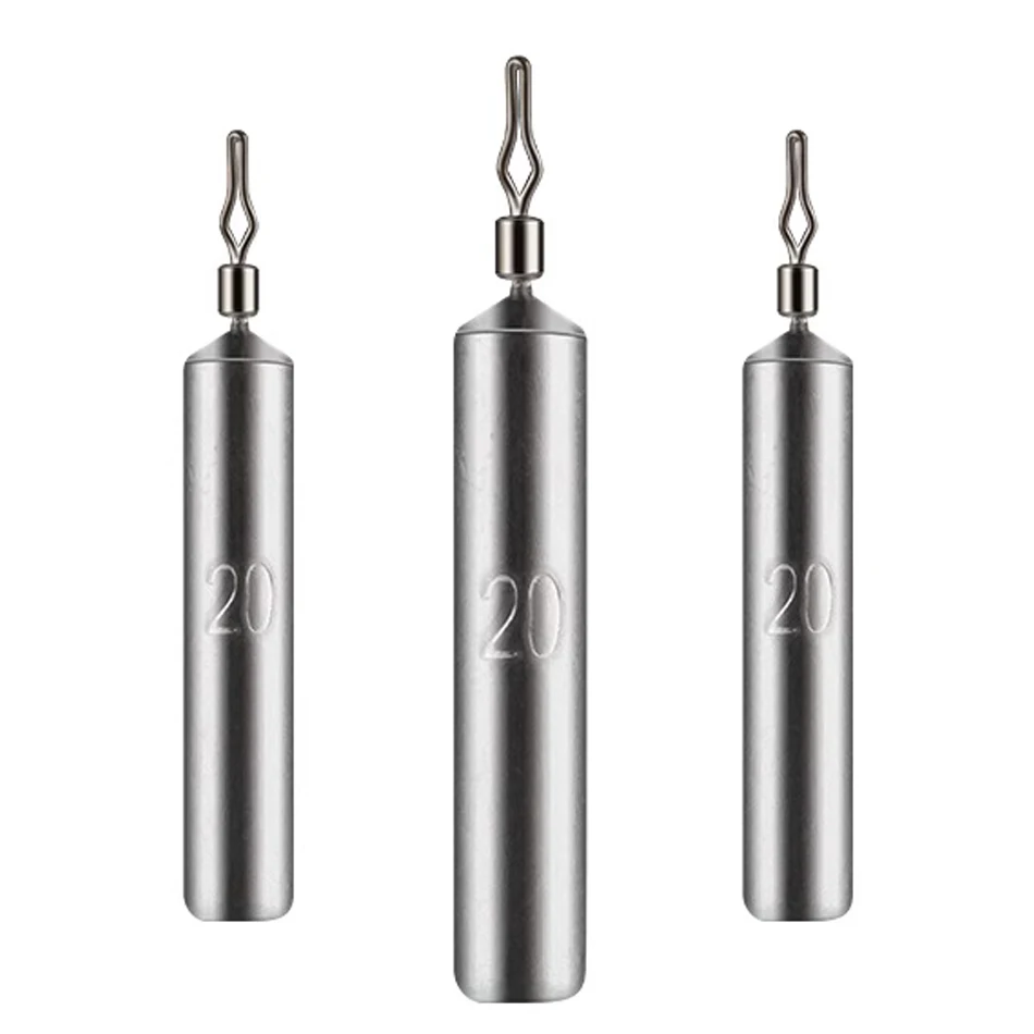 Señuelo cilíndrico redondo en forma de gota, pesca invertida, contrapeso inferior anticolgante, aparejos de pesca texas, accesorios de pesca, 5 uds. - imagen 4