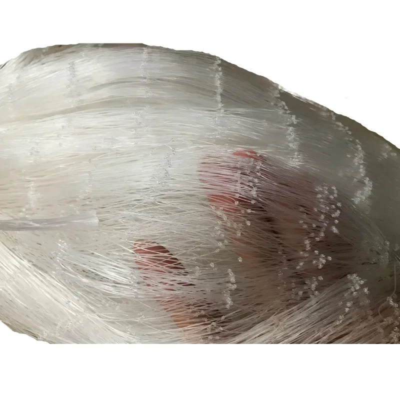 Red de Pesca semiacabada de 0,25mm-0,35mm, monofilamento de nailon, red enmalle, suministro de Pesca, accesorios de herramientas para peces al aire libre - imagen 3