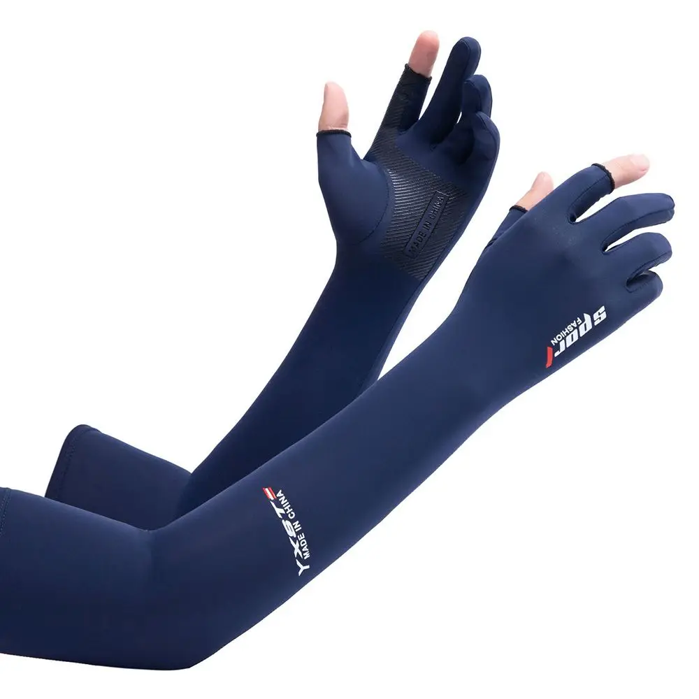 Mangas de brazo de refrigeración para hombre y mujer, guantes de protección solar UV para deportes, correr, pescar, ciclismo y conducir, 1 par - imagen 3