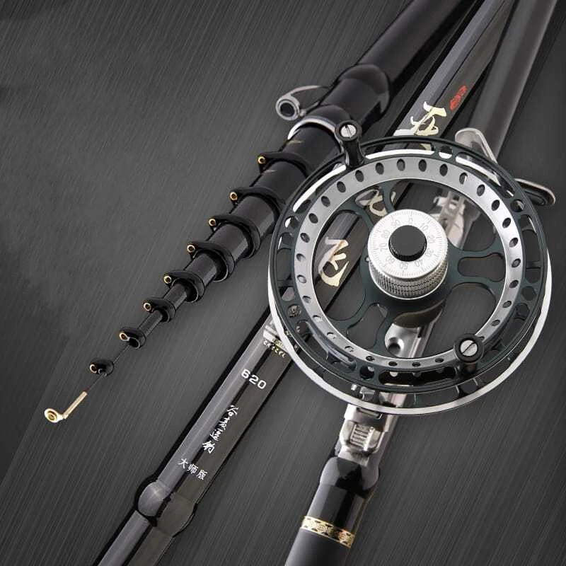 Caña de pescar Fiy sin hilo, superdura, de mano, tres posicionamiento, accesorios de Pesca - imagen 4