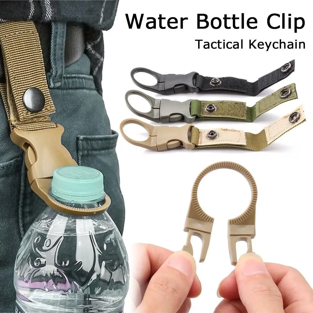 Cinturón de mosquetón de nailon multifunción, hebilla de botella de agua, accesorios de senderismo deportivo, gancho de suspensión de correas, 3 colores, moda - imagen 4