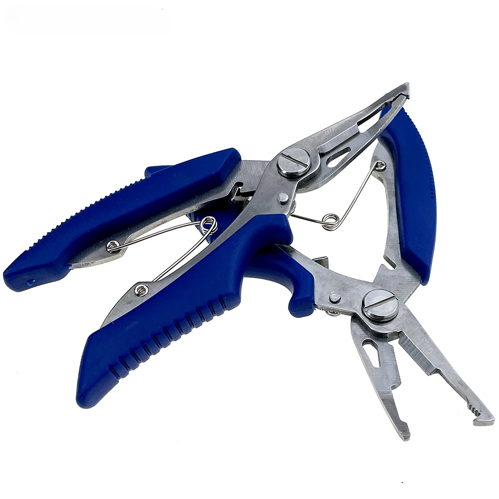 Alicates de pesca, herramienta de aparejos, removedor de anzuelos, cortador de línea, pinza de pesca, controlador de pesca, herramienta de pescado + cuerda de conexión - imagen 4