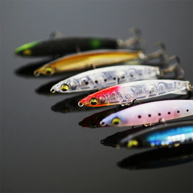 Le Fish-señuelo de pesca de sábalo que se hunde, Wobblers de lápiz para Lucio, trucha, cebos artificiales para pesca, depredador, 58mm, 3g - imagen 5