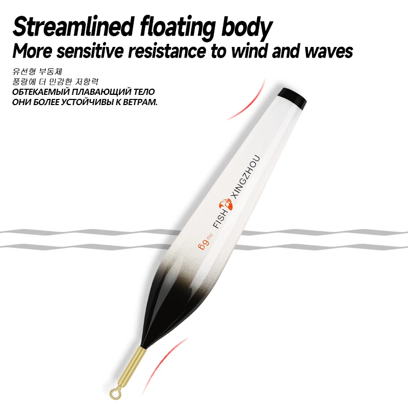 3 uds luminoso Nano flotador cuerpo flotador pie + 3 uds tubos + 1 ganchos de bolsa + 1 flotador cuerpo de boya eléctrica sin cola No CR425 aparejos de pesca - imagen 4