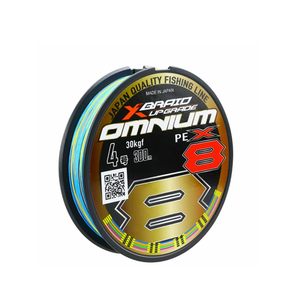 Línea de pesca Original YGK X-BRAID mejorada X8 OMNIUM 150m/200m/300m # 0.6- # 10 6,4 kg-66 kg SEA Japón hilo de pescar PE - imagen 5