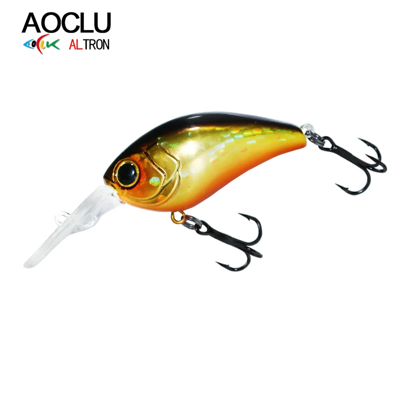 AOCLU señuelo de pesca flotante Minnow, 50mm, 10g, 60mm, 17g, cebo duro, manivela, profundidad de buzo profundo, 2,5-3m, anzuelo de fundición larga, aparejos de calidad - imagen 5